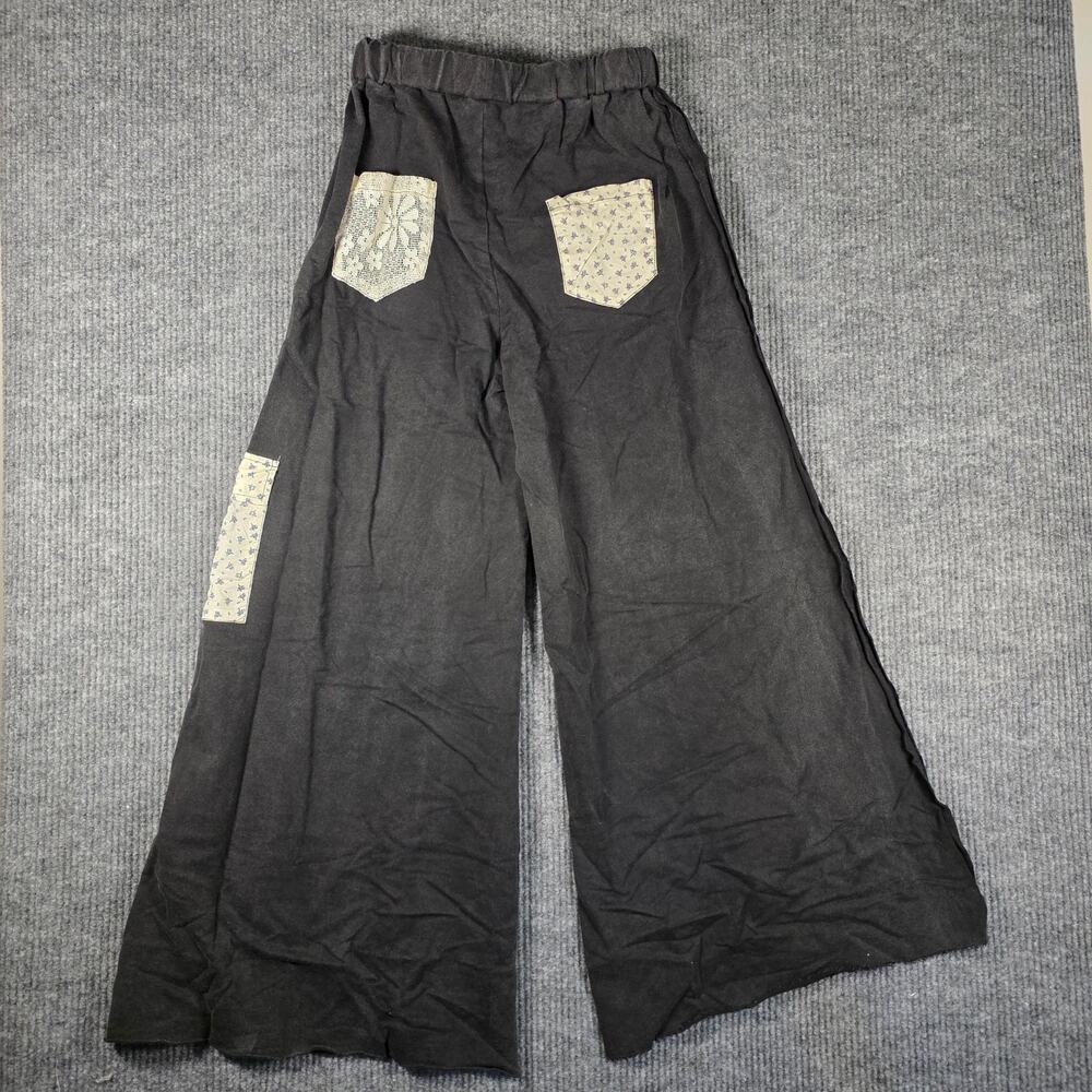 POL Wide Leg Patchwork Star Pants Women's Size Medium NWOT - Picture 9 of 9